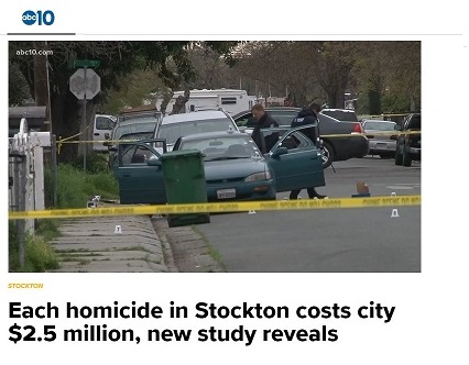 violence cost stockton council presents gun report city abc